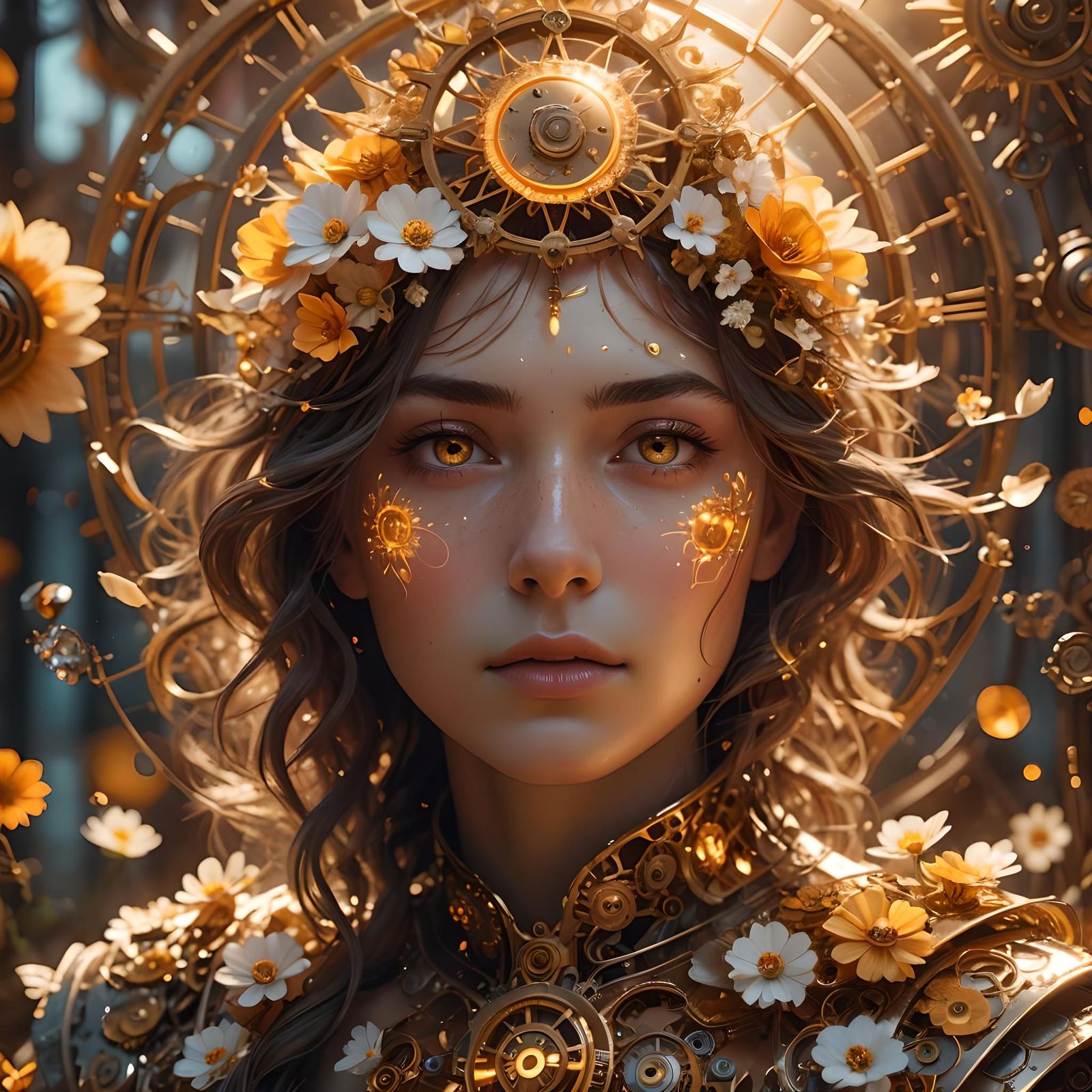 Soul as Sun in Dreamlike State: Matte Painting