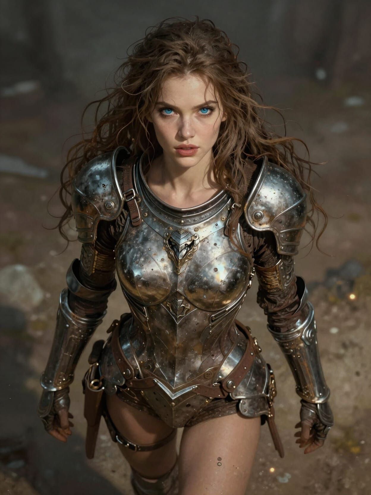 Post-Apocalyptic Warrior Babe in Detailed Armor