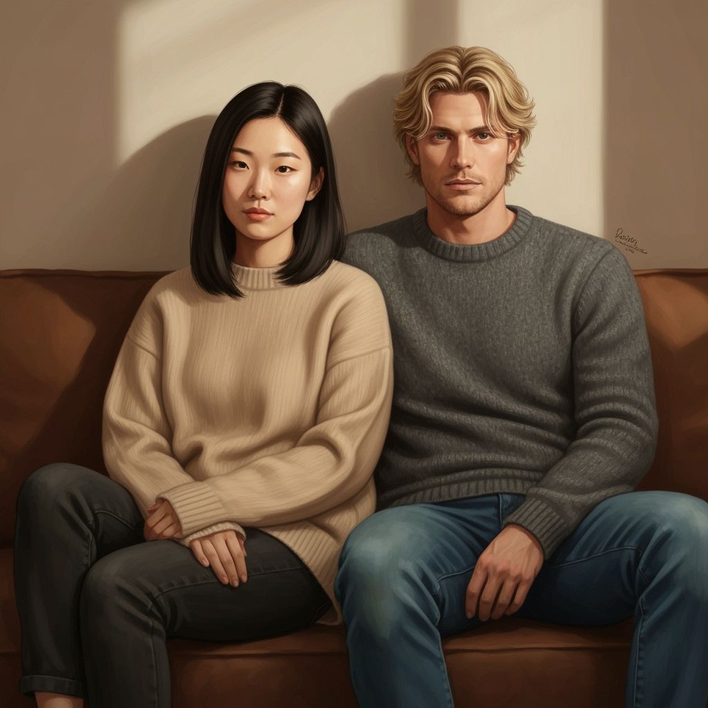 Comforting Embrace: A Digital Painting in Loish Style