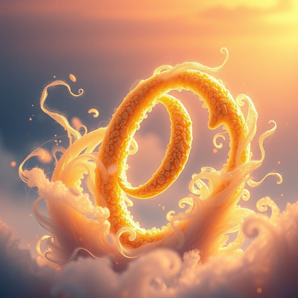 Golden Cheerios O Rises from Vibrant Dreamworld Aura