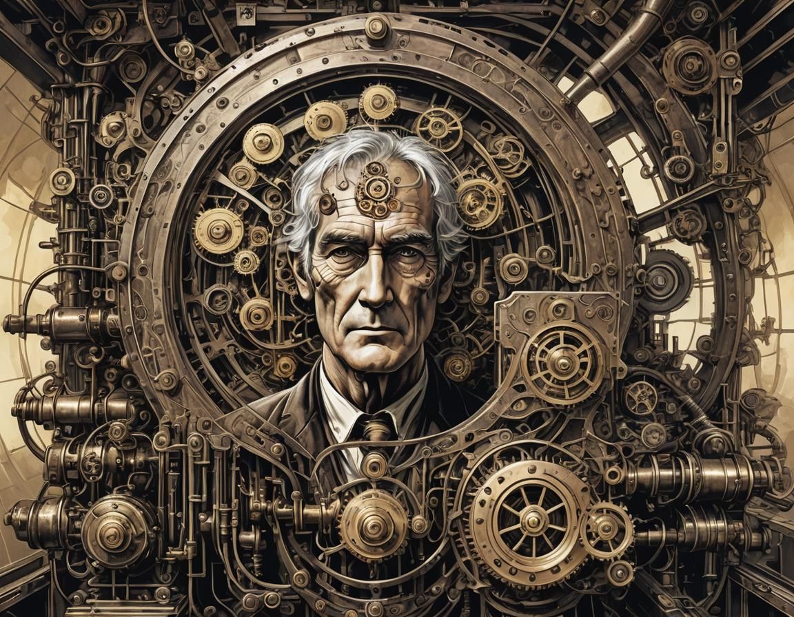 Steampunk Engine Inspired by Timothy Leary