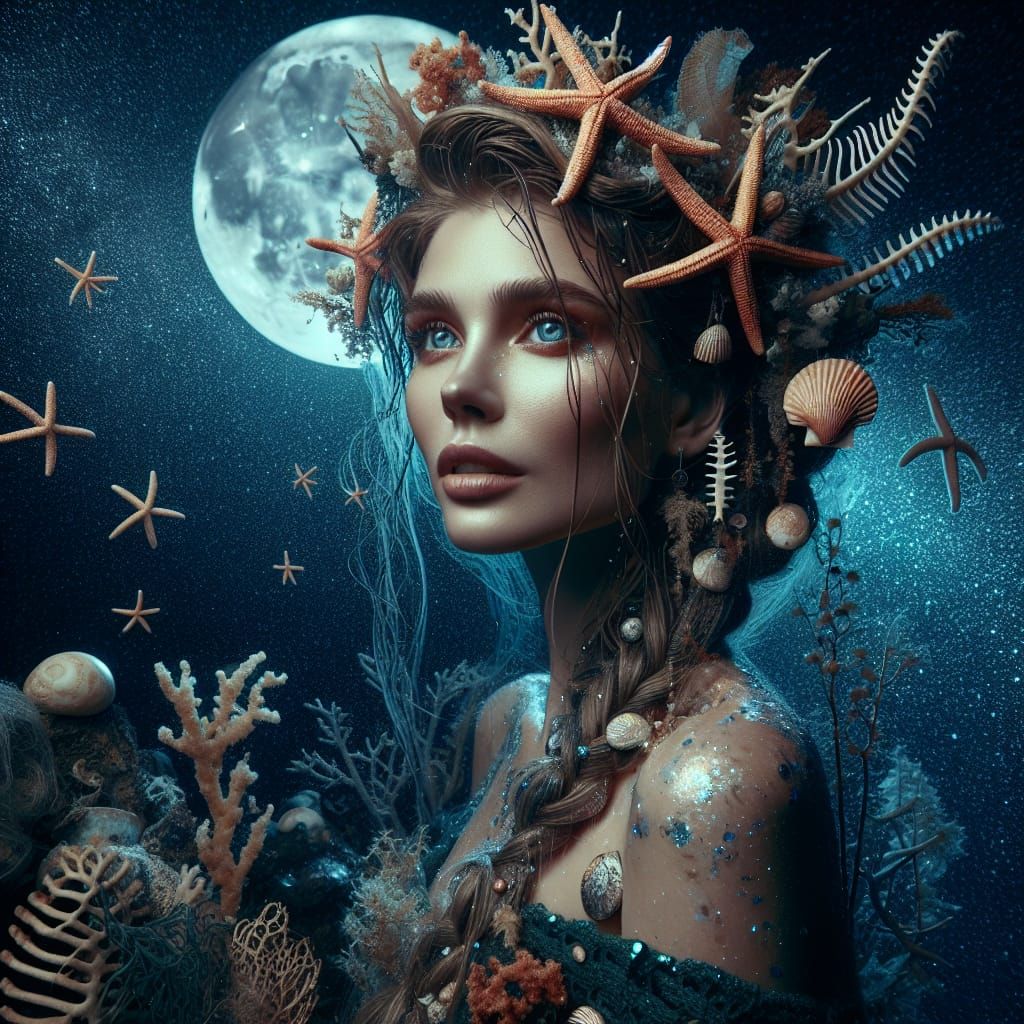 Viking Mermaid Goddess of the Waves