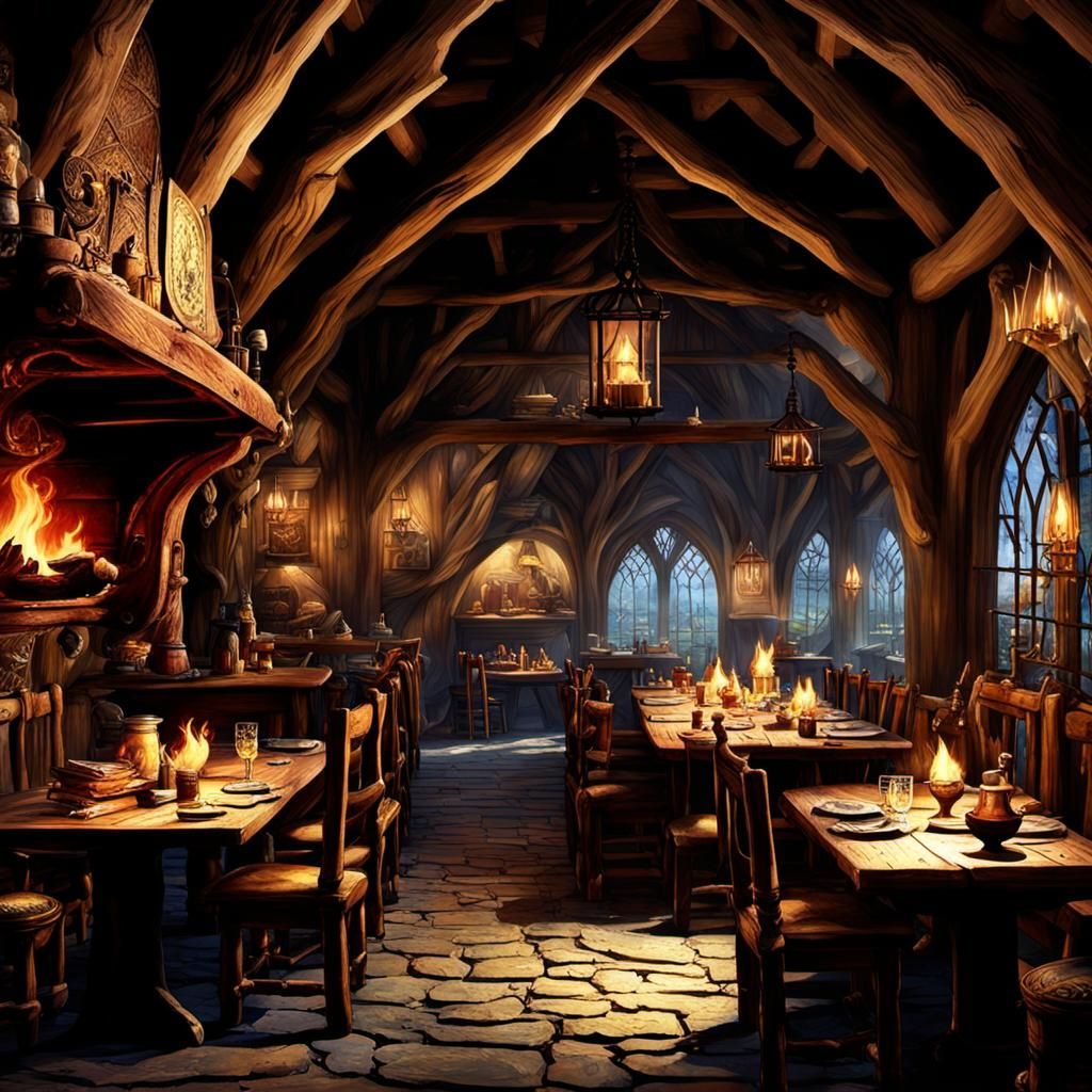 Medieval Tavern for Fantasy Creatures