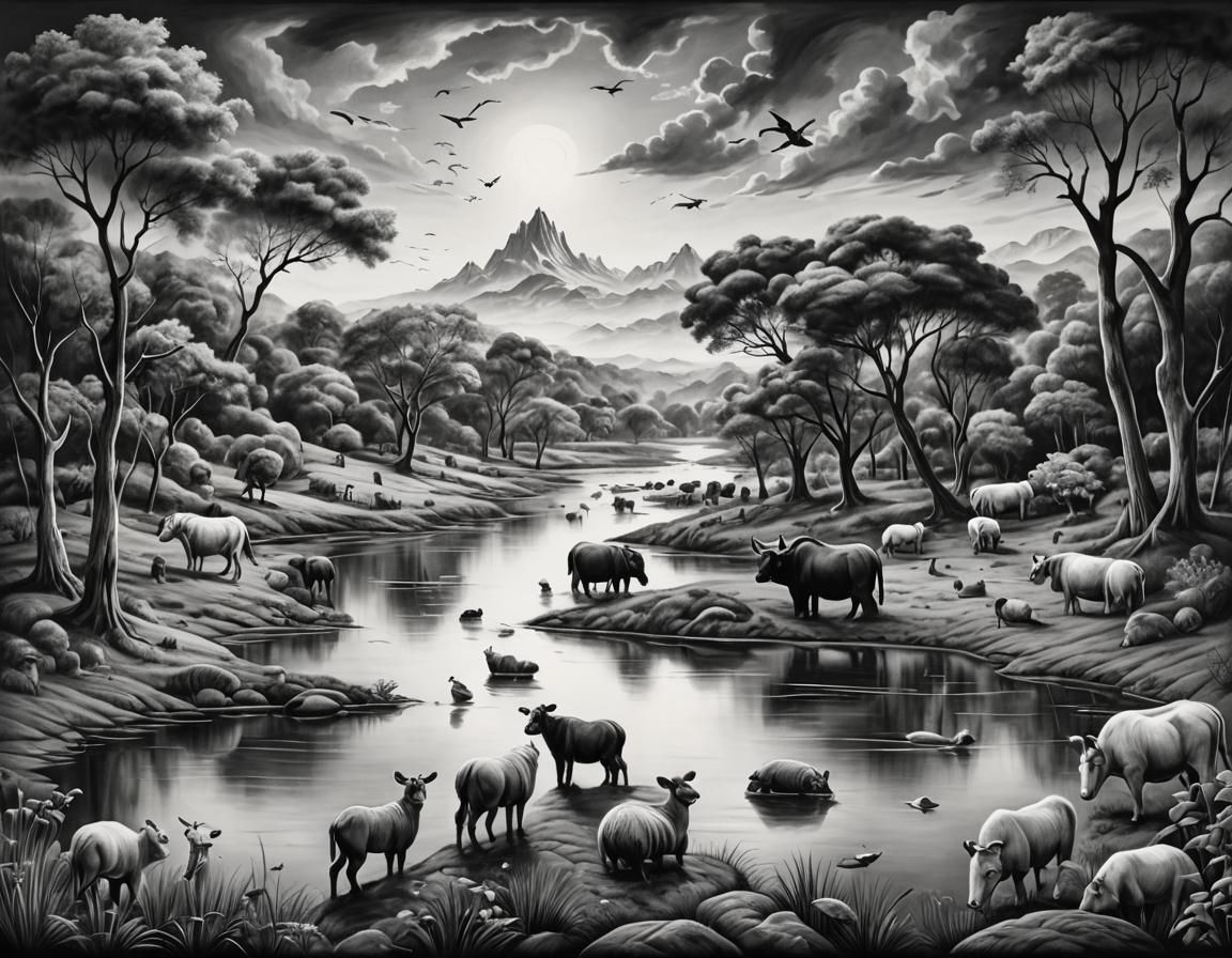 Die Welt in Schwarzweiß