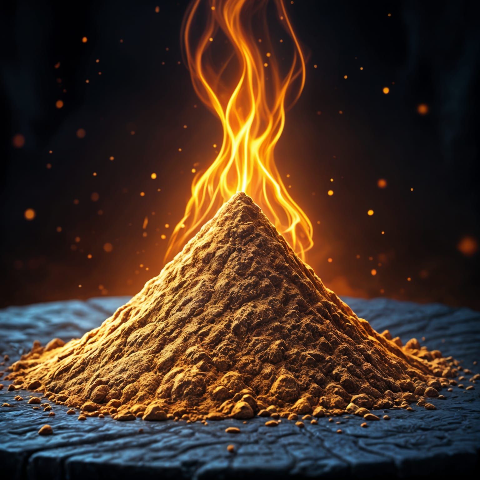 Hephaestus Dust: A Gleaming Metallic Powder