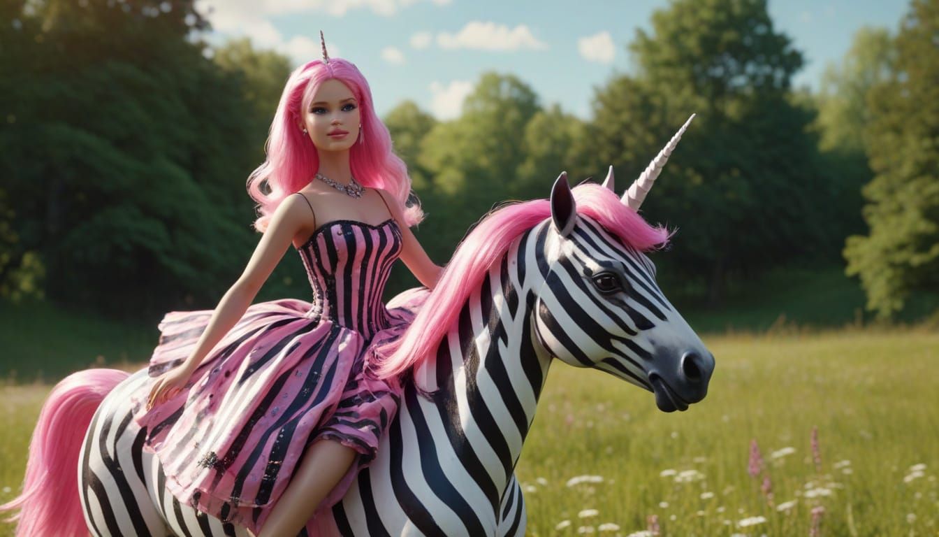 Whimsical Fantasy Scene in Magical Realism Style