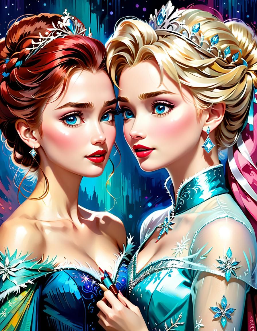 Anna and Elsa