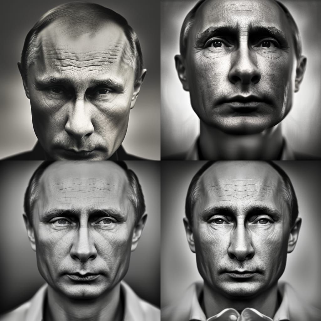 Intense Portrait of Vladimir Putin by Lee Jeffries