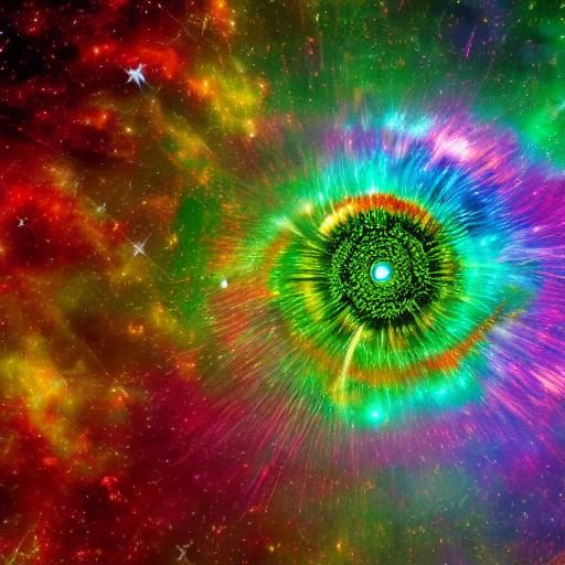 Cosmic Eye with Nebula Iris in HDR