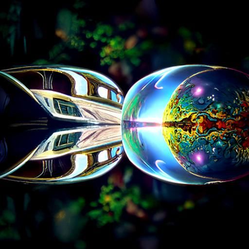 Parallel Earth: A Sci-Fi Art Nouveau Landscape