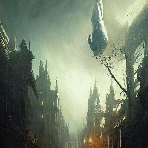 Sinister World Vision Inspired by Greg Rutkowski