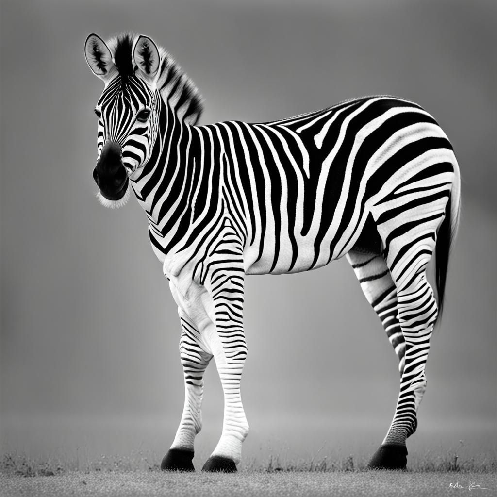 EDS Awareness: Zebra and Rainbow Filly Photograph