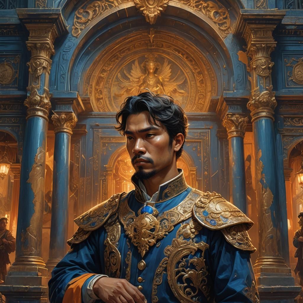 Filipino Figure in Historical Fantasy Concept Art