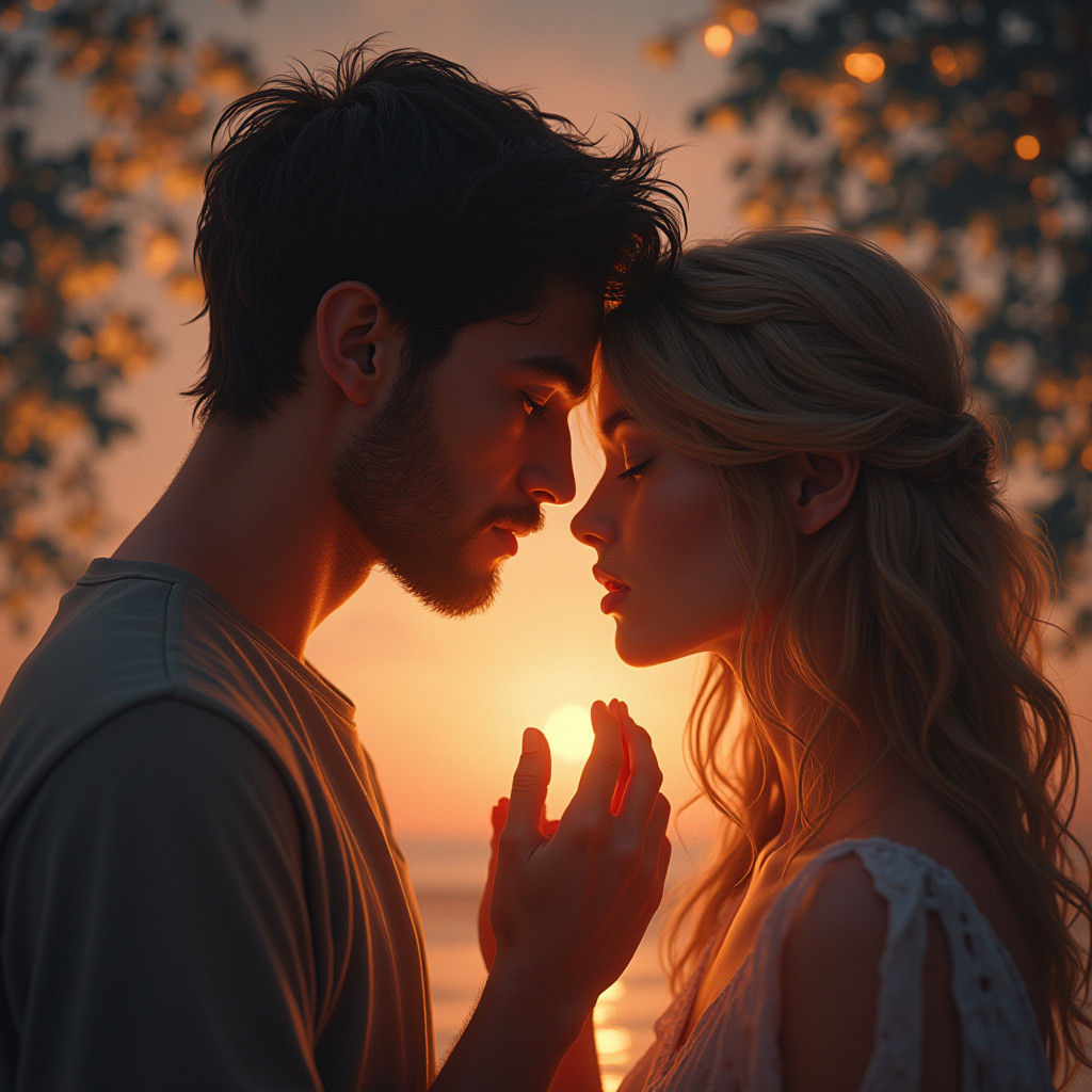 Fantastical Matte Painting of Love in Unreal Engine