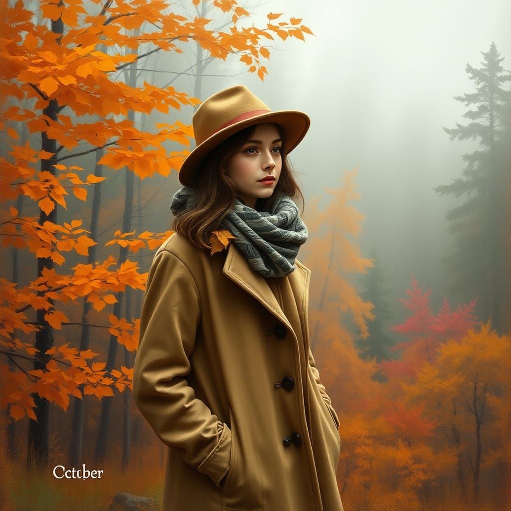 October to November: An AI Interpretation