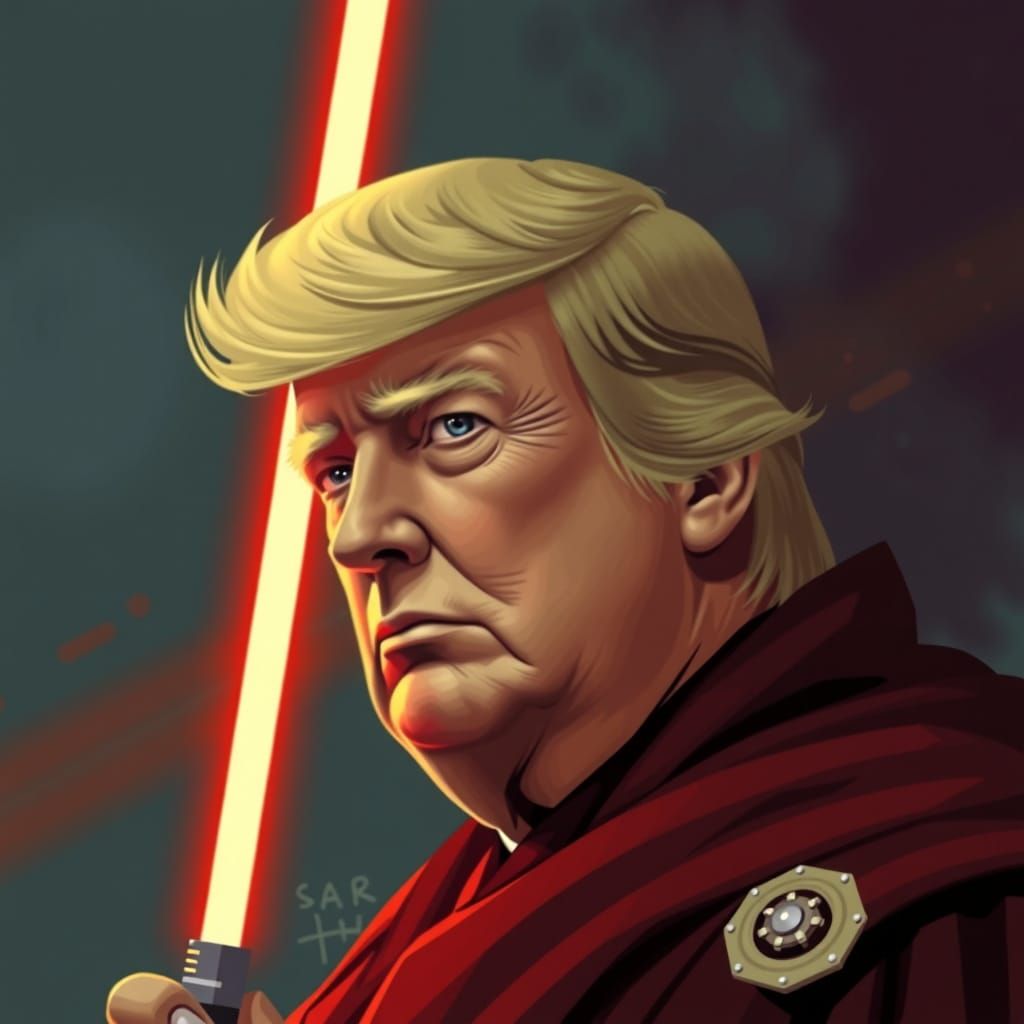 Donald Trump as a Sith Lord Ruler