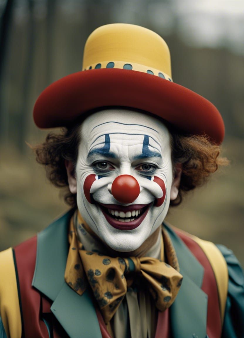 Smiling clown