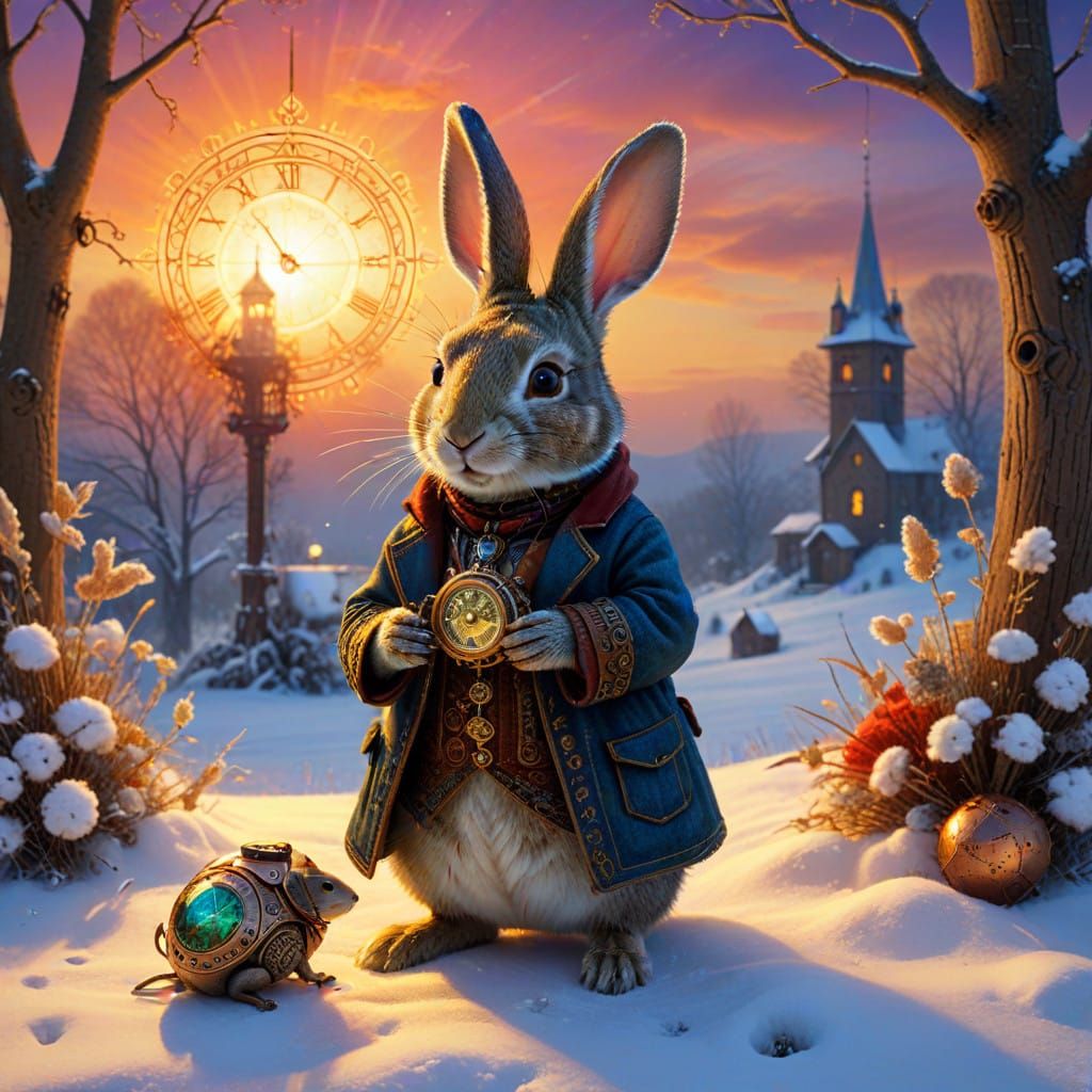 Romantic Steampunk Winter Wonderland