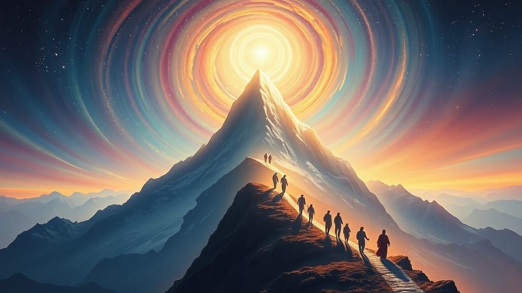 Celestial Ascent: A Journey of Spiritual Growth