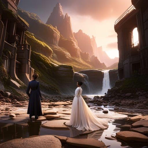 Janelle Monáe: Detailed Matte Painting in Unreal Engine