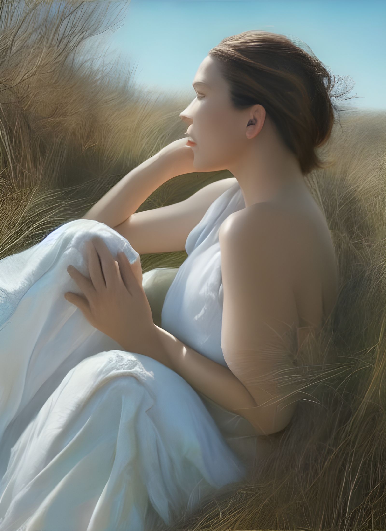 Hyperrealistic Portrait Reminiscent of Ozeri