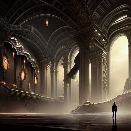 Epic Romance in a Dramatic Digital Painting