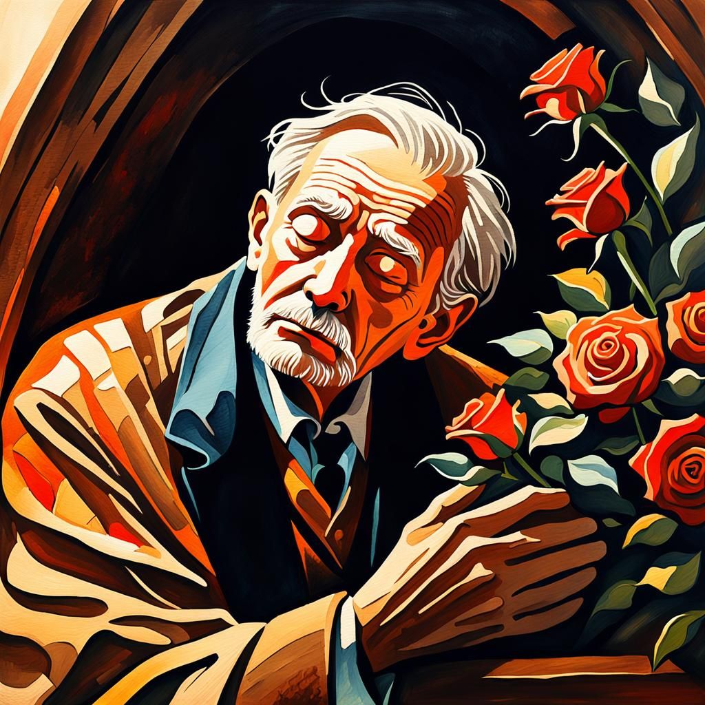 Peaceful Rest: An Impressionist-Style Masterpiece