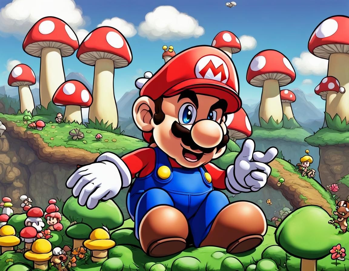 Mario in the Mushroom Kingdom