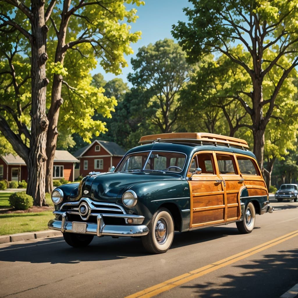 1949 Ford Woody Station Wagon Classic Car