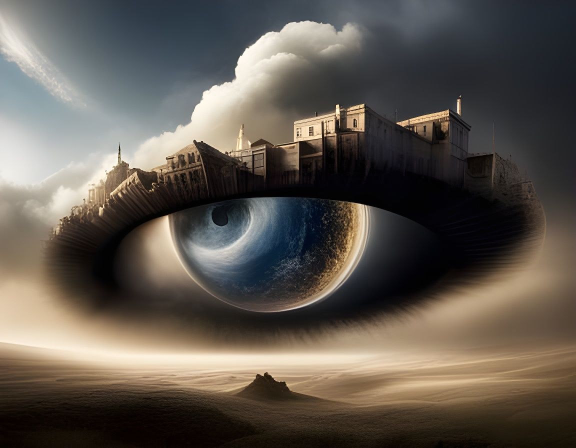 Ghostly Eye of the Sandstorm