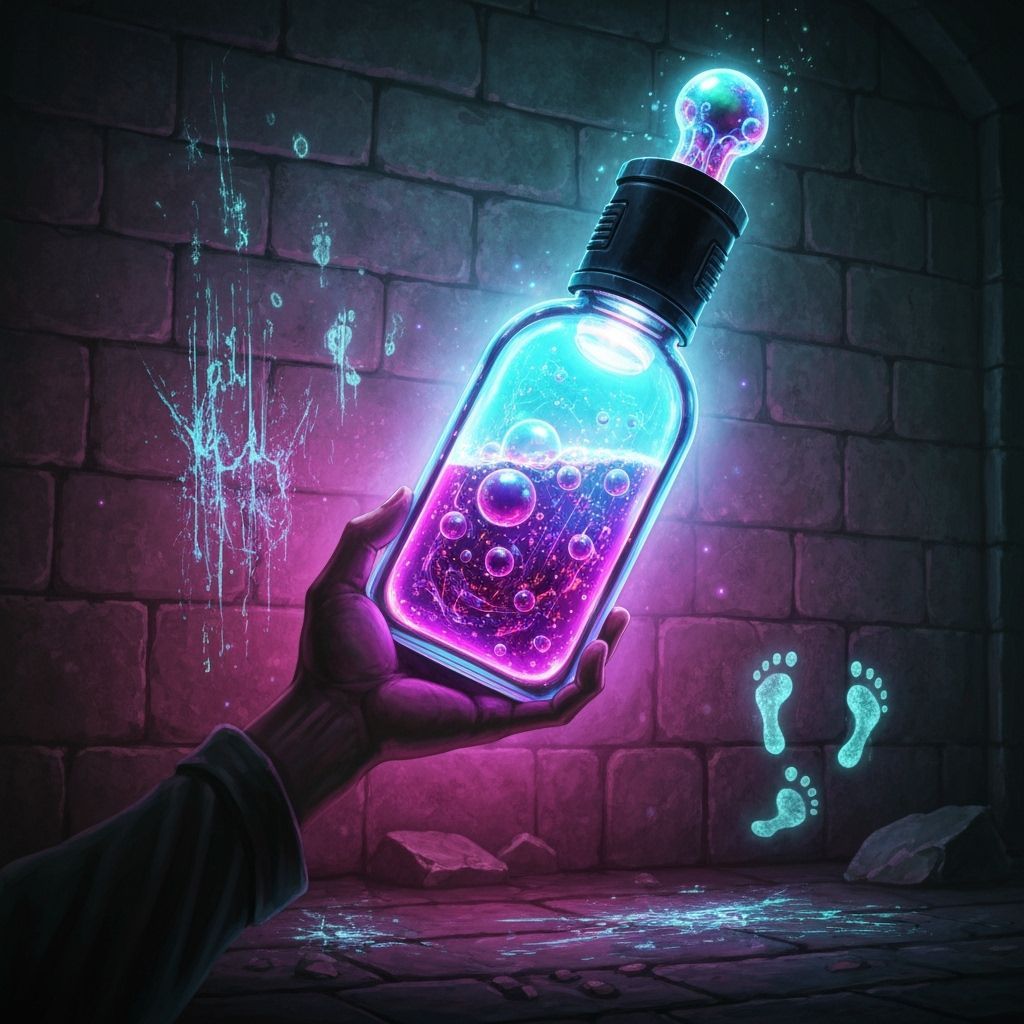 Magical Potion Illuminates Mystical Crime Scene