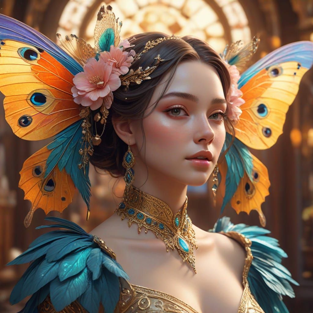 Ethereal Fantasy Portrait in Greg Rutkowski Style