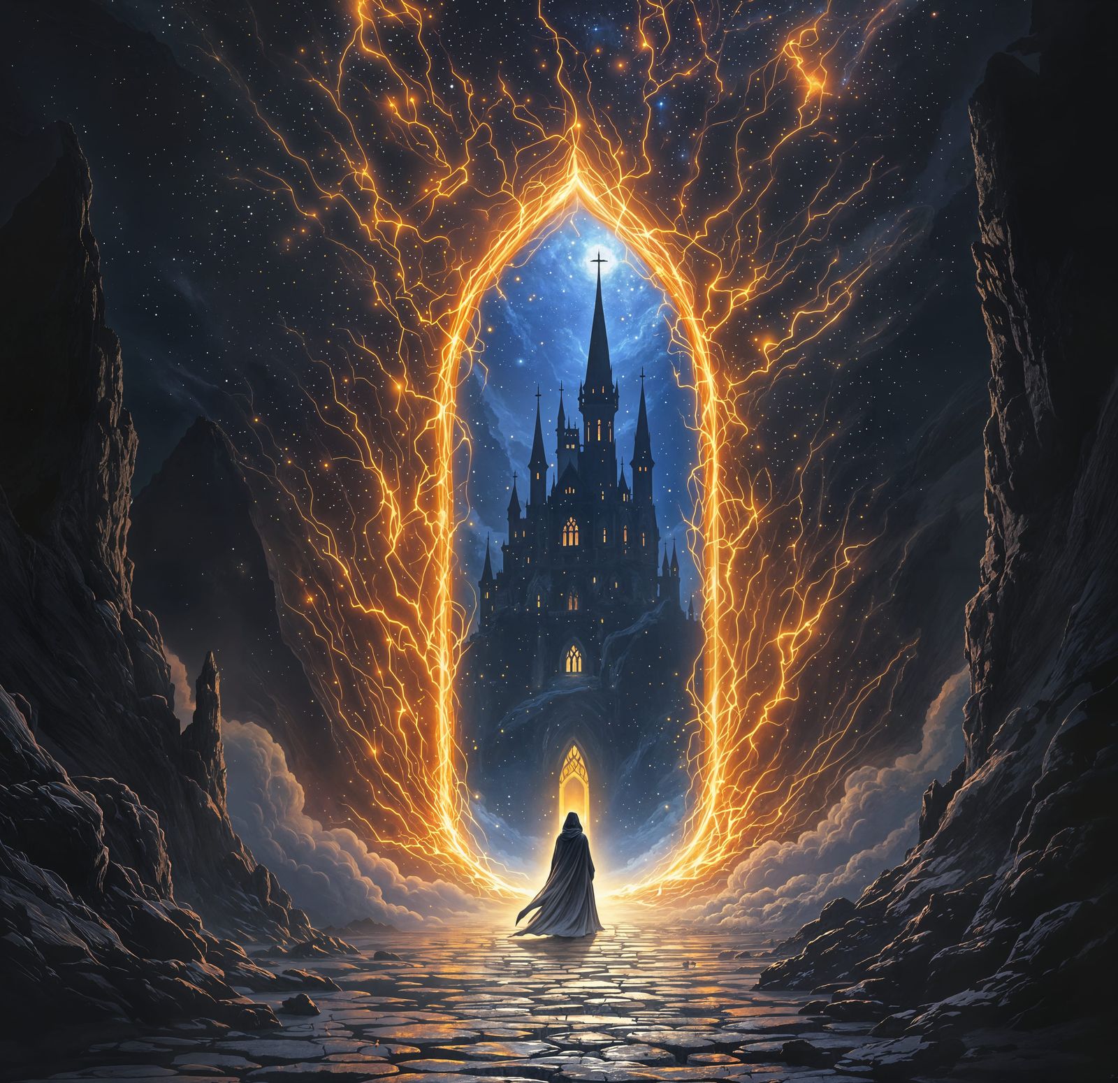 Ethereal Portal to a Gothic Fantasy Realm