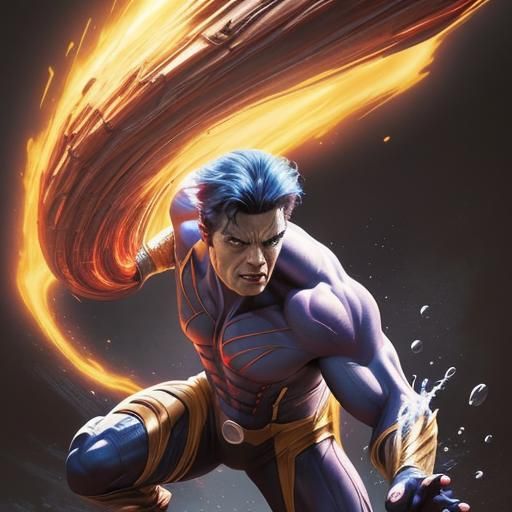 Hyperrealistic Beast X-Men Concept Art