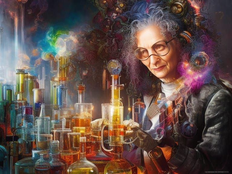 Mad Scientist: Chemical Chaos in Digital Art