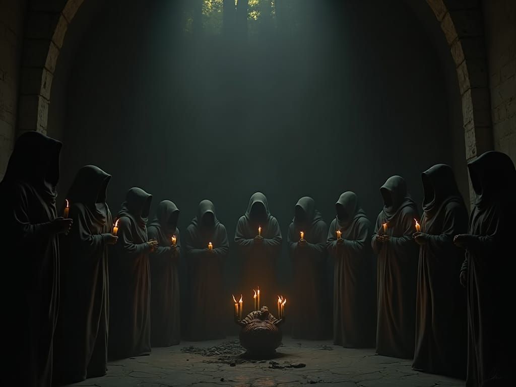 Mystical Ritual in a Forgotten Forest