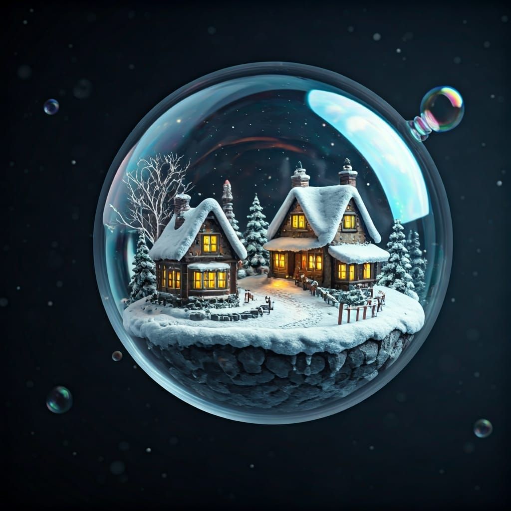 Bubble Winterscape!!