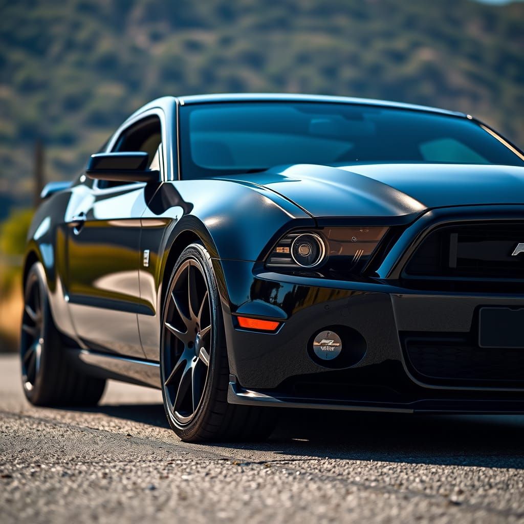 Hyper-Realistic 2013 Ford Mustang in High Definition
