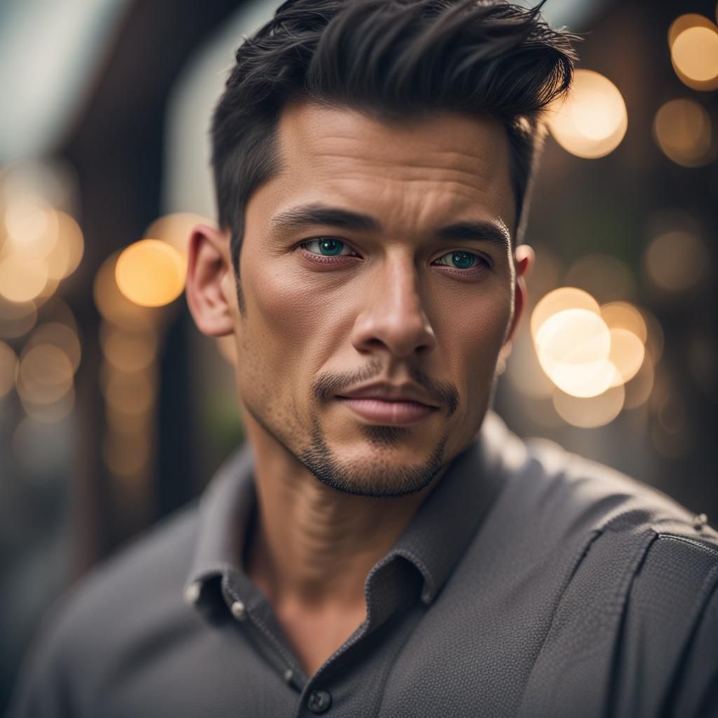 Homme: Professional Photography with Bokeh