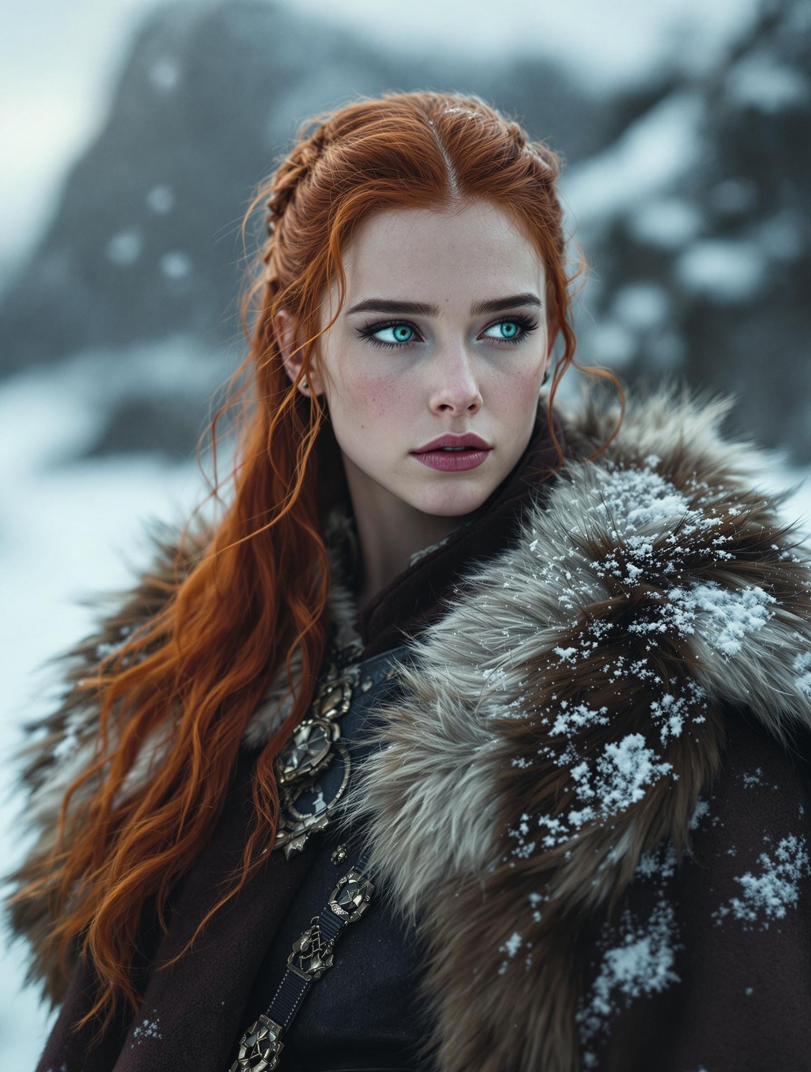 Female Stark in Winterfell, Cinematic Film Still