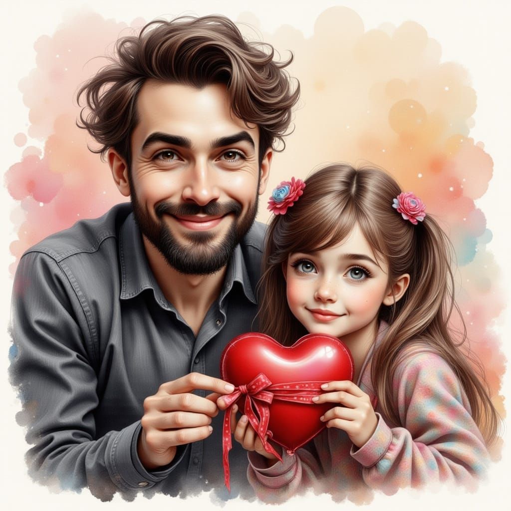 Mon coeur pour toi , Papa ...