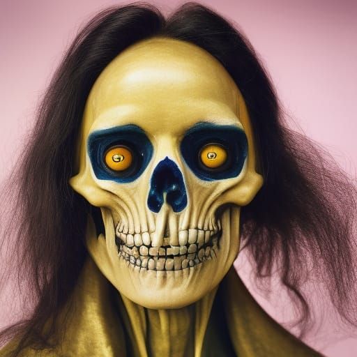 Teela and Skeletor's Child: A Surreal Portrait