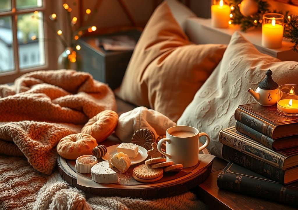 Cozy Evening Haven in Rockwell Style