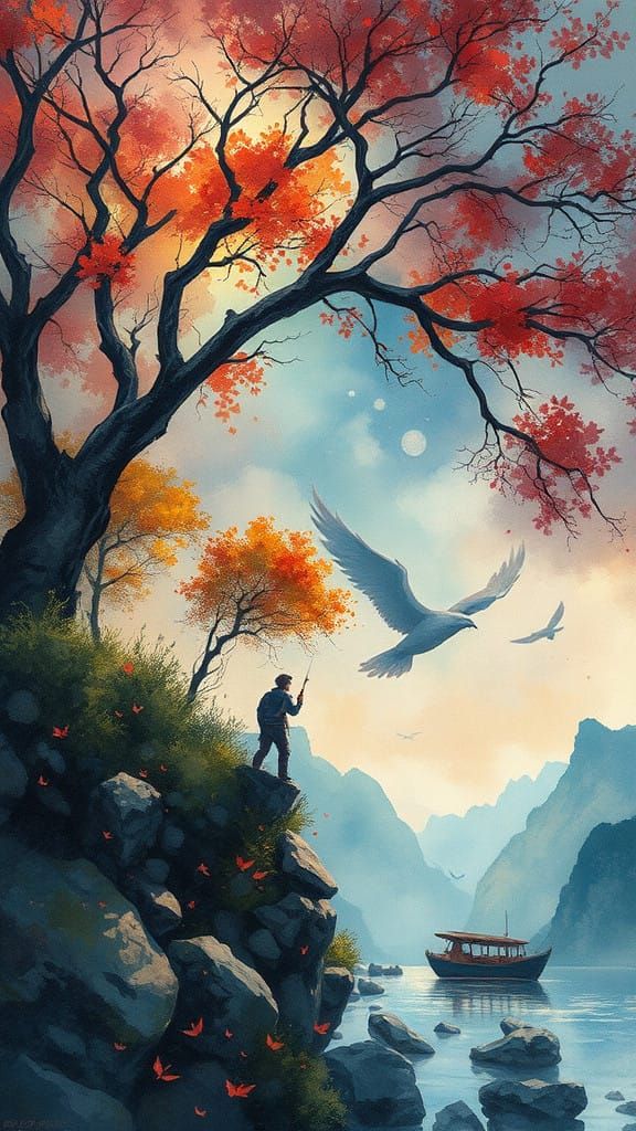 Surreal Whispers in Nature's Sanctuary