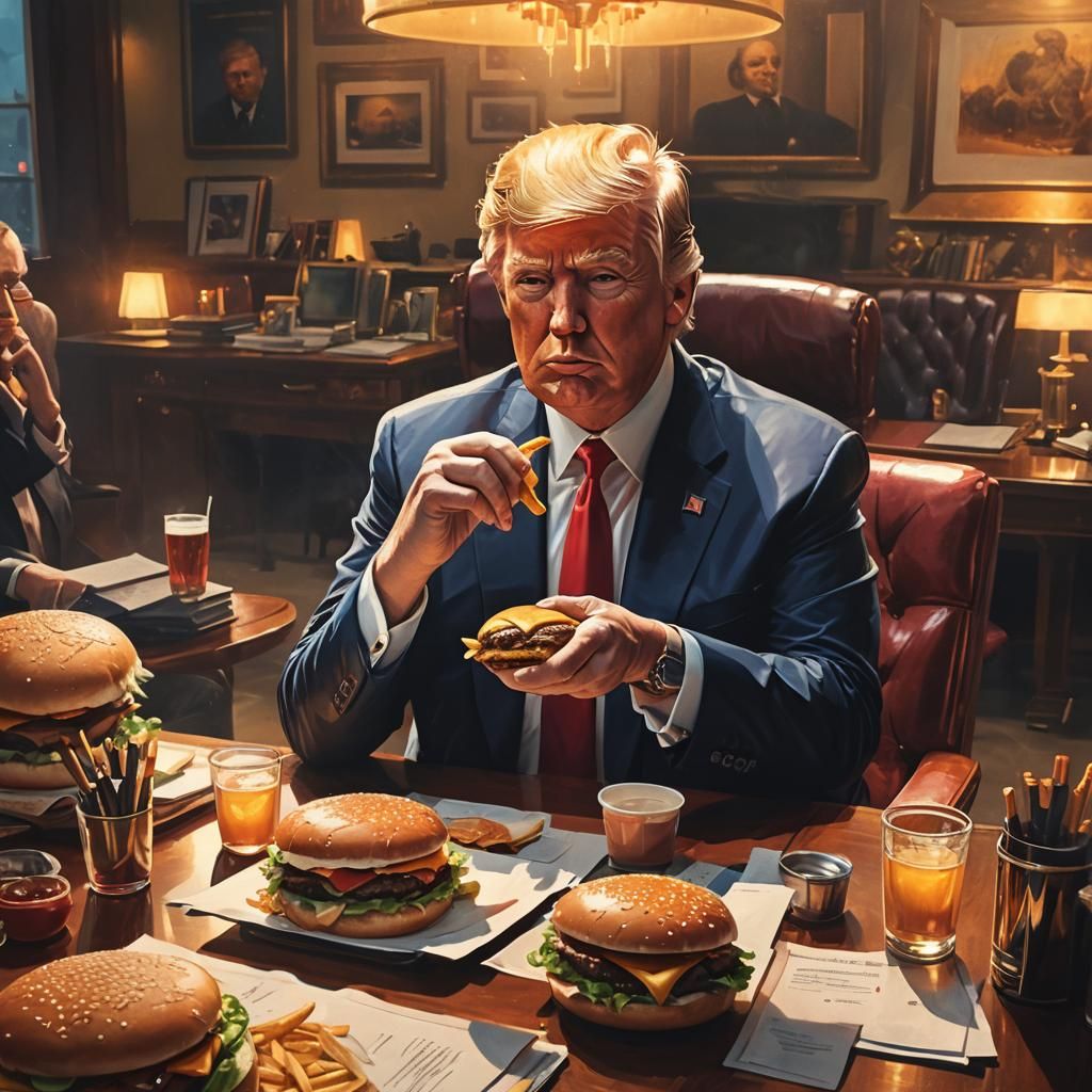 Presidential Burger in Ash Thorp Style