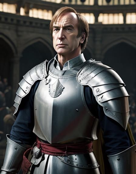 Saul Goodman as Arthurian Knight