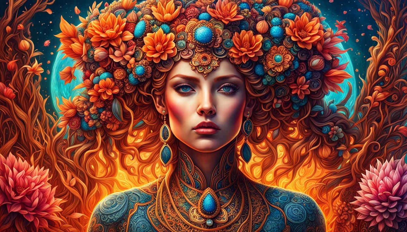 Mystical Double Exposure Art: Echoes of Kindness