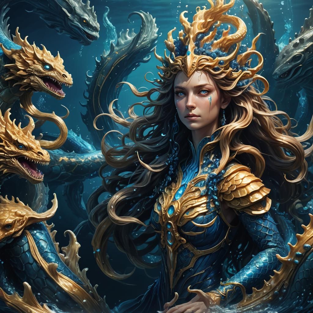 Bioluminescent Scylla Emerges from the Deep Sea