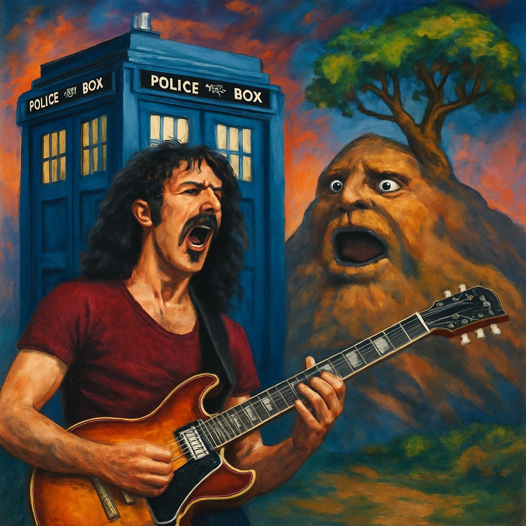 Frank Zappa Guitar Solo with Singing Mountain