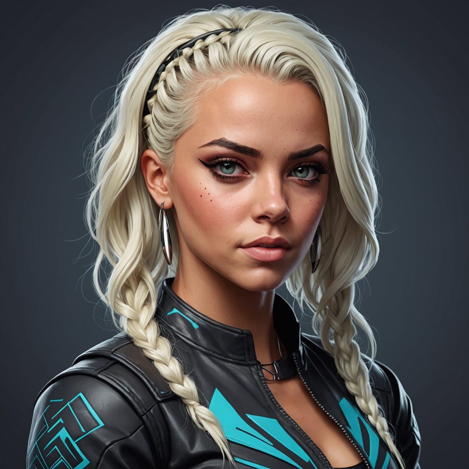 Realistic AI Portrait of Liv Morgan